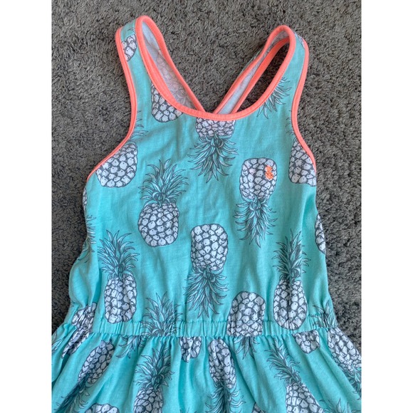 Carter's blue pinapple racerback dress, size 6 - Picture 3 of 4